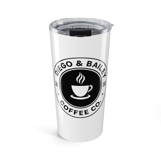 Black Logo Tumbler - Diego & Bailey Coffee Co.