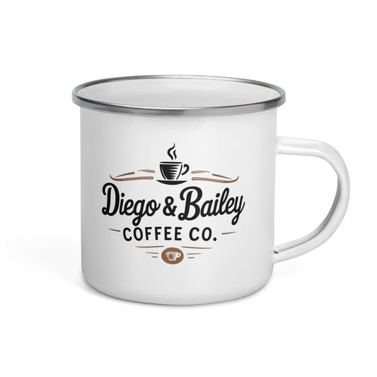 Enamel Mug - Diego & Bailey Coffee Co.