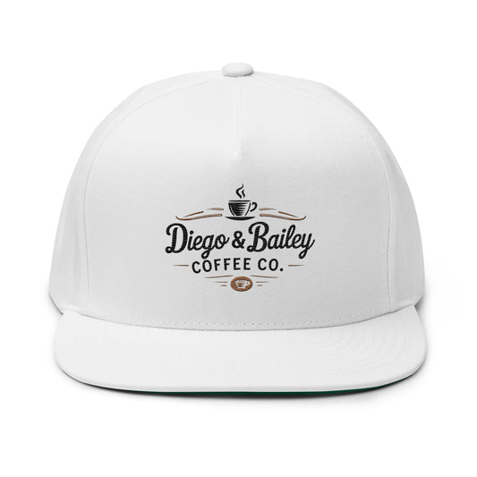 Flat Bill Cap - Diego & Bailey Coffee Co.
