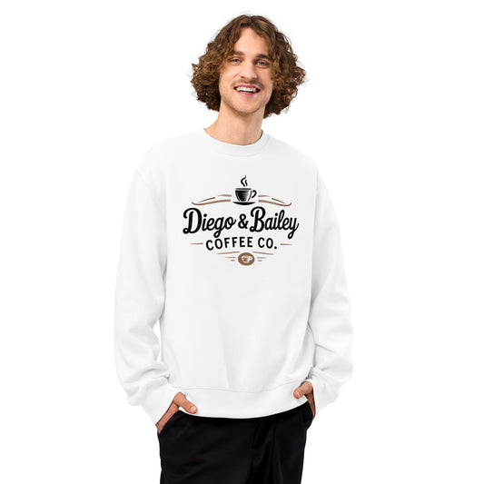 Oversized heavyweight sweatshirt - Diego & Bailey Coffee Co.